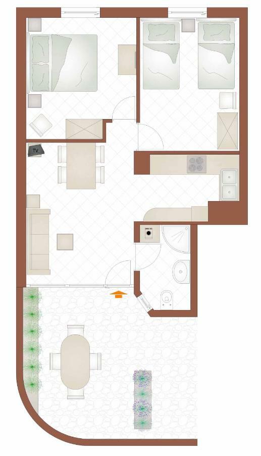 2-Bedroom Apartment 300M From Beach In Punat Dış mekan fotoğraf